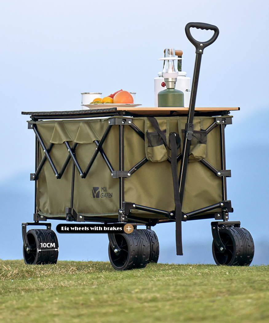 Mobi Garden Yun Ji Folding Cart S2 - Olive Green