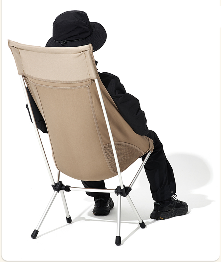 Mobi Garden Yue Lang Folding High Back Chair Pro - Khaki