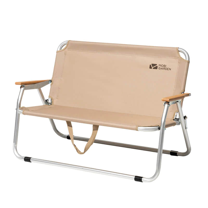 Mobi Garden Yun Mu Double Chair with cushion - Tan