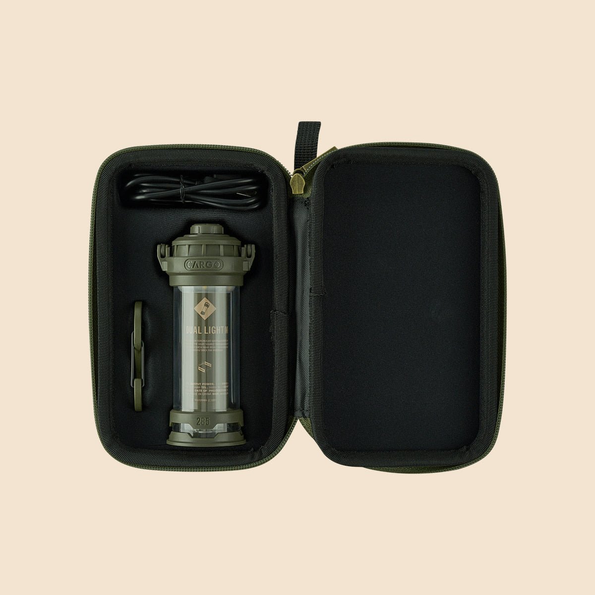 Cargo Container Dual Light Mini - Khaki