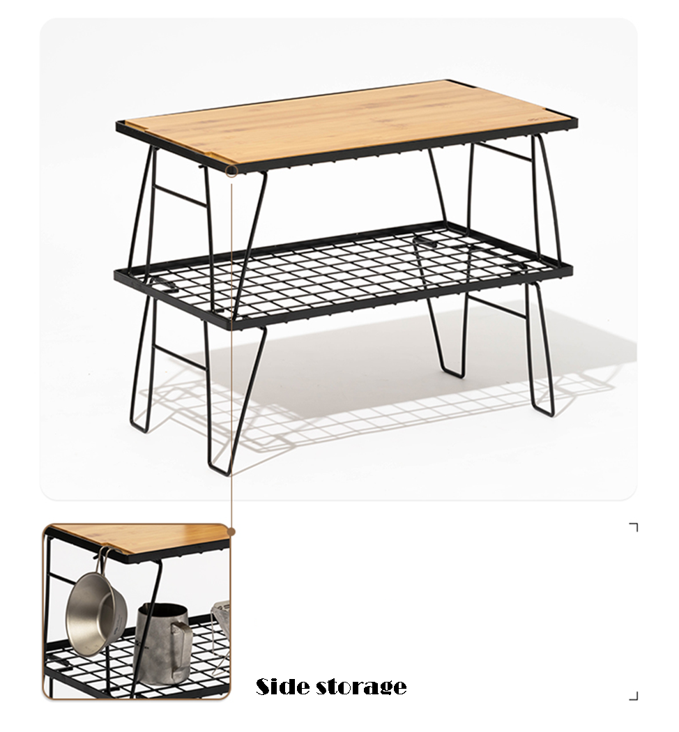 Mobi Garden Stacking Rack with table top