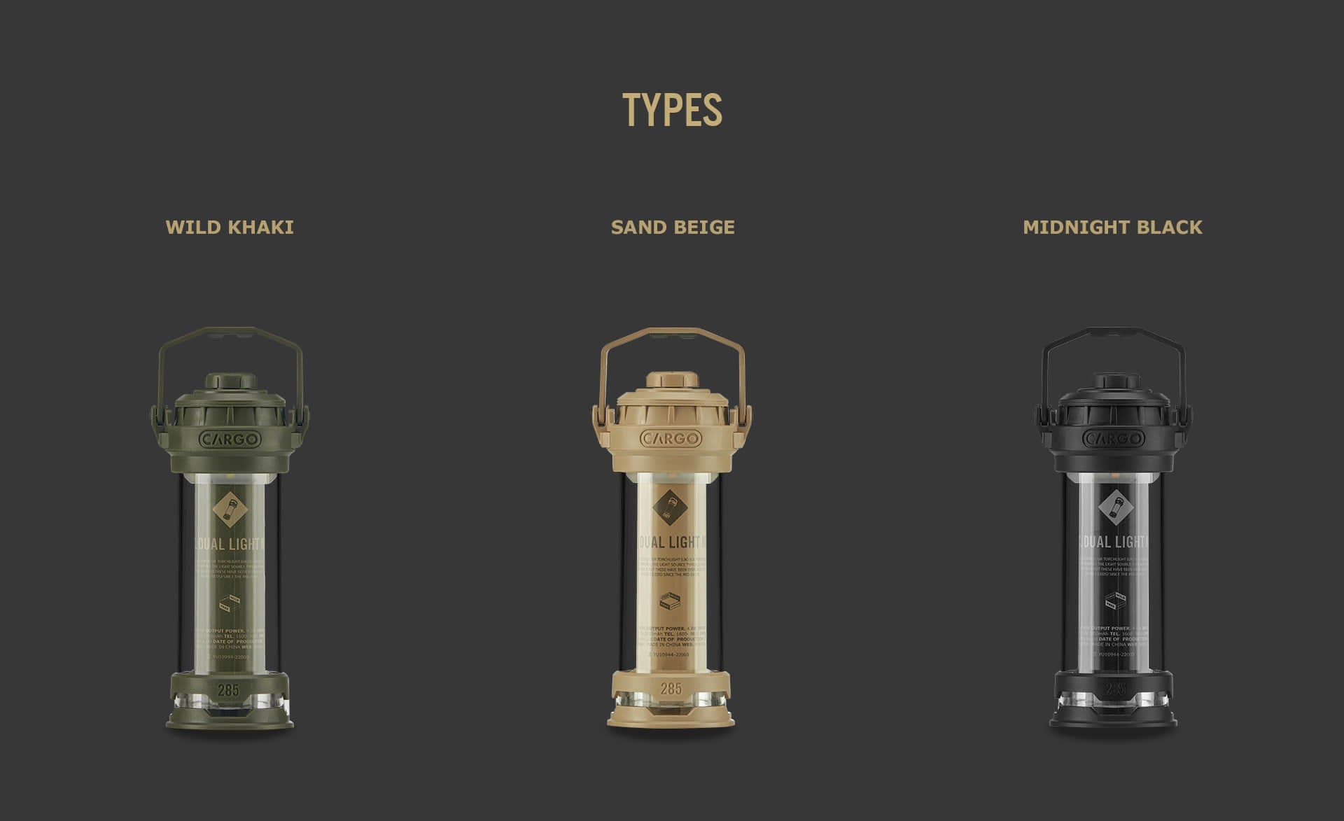 Cargo Container Dual Light Mini - Beige