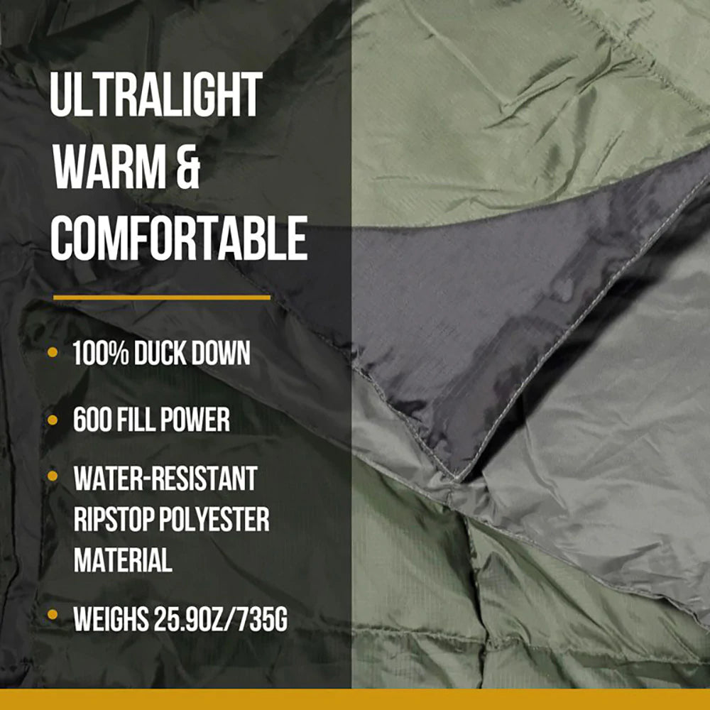 OneTigris Foldable Camping Blanket - OD Green