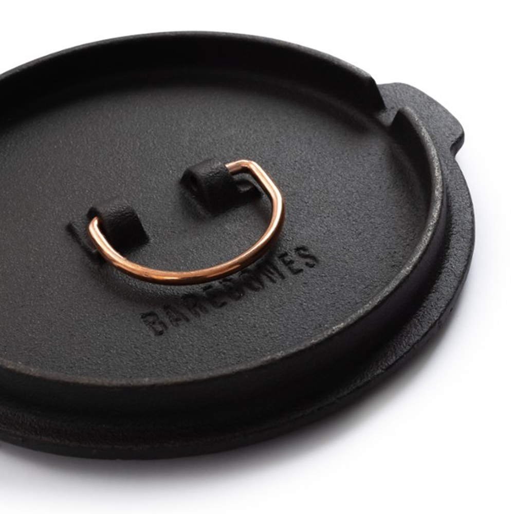 Barebones 6" All-in-One Cast Iron Skillet Lid