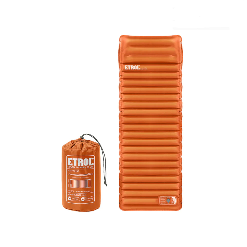 Etrol Fugu Air Sleeping Pad - Orange