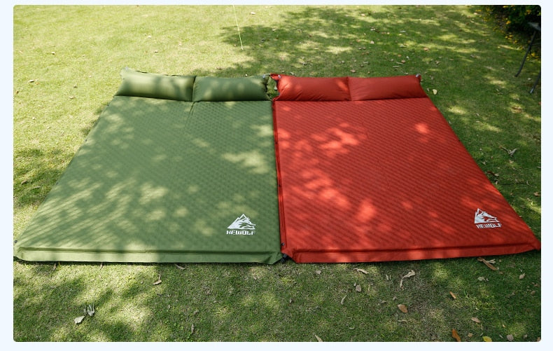 Hewolf Inflatable Mat Tan - Double