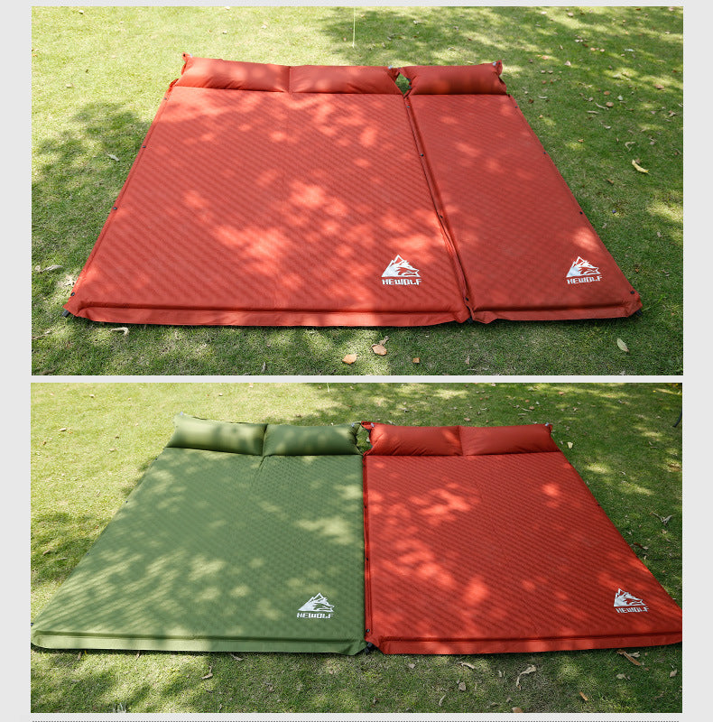 Hewolf Inflatable Mat Tan - Double