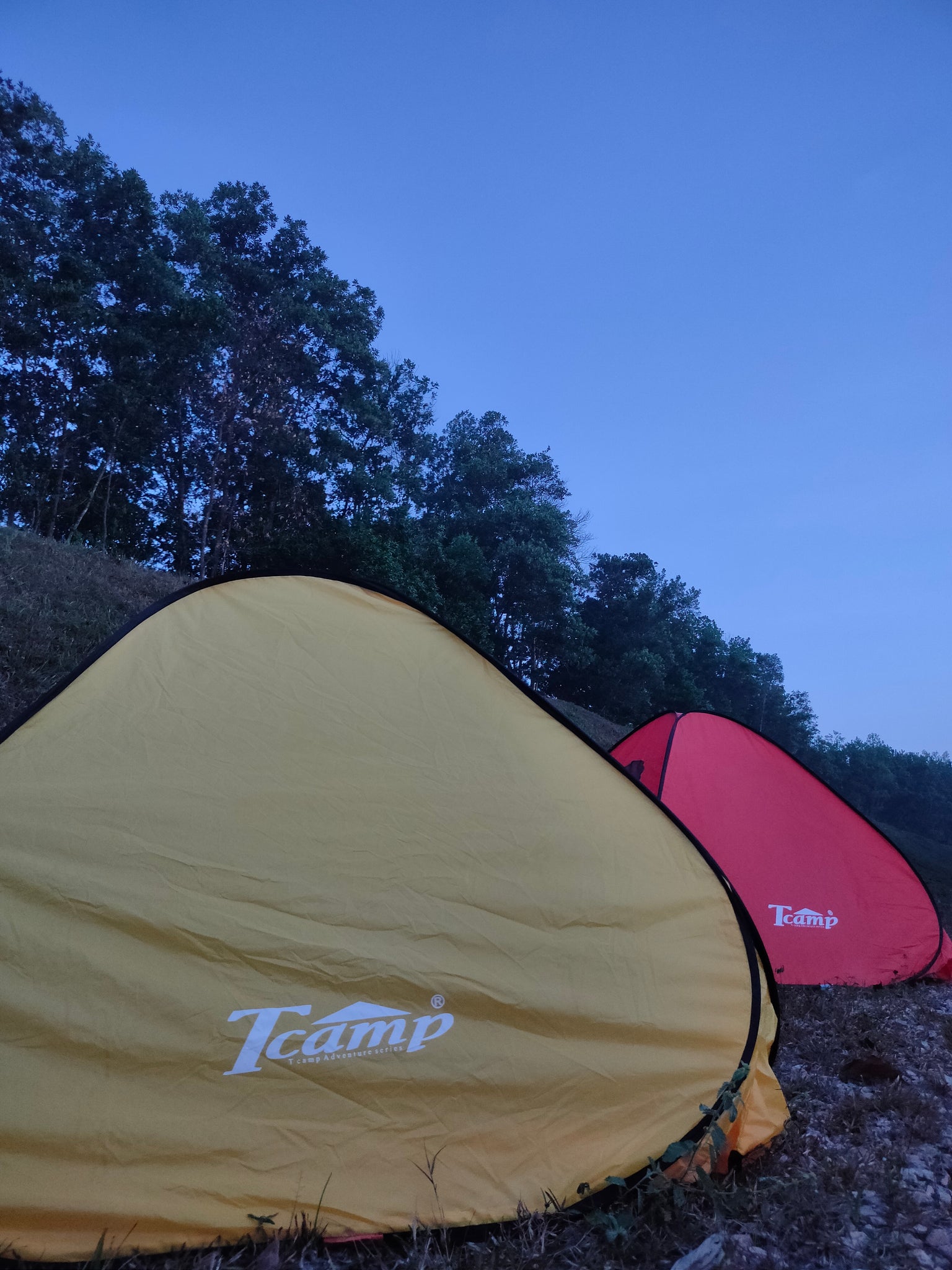 Tcamp Auto Tent 3-4ppl - Yellow