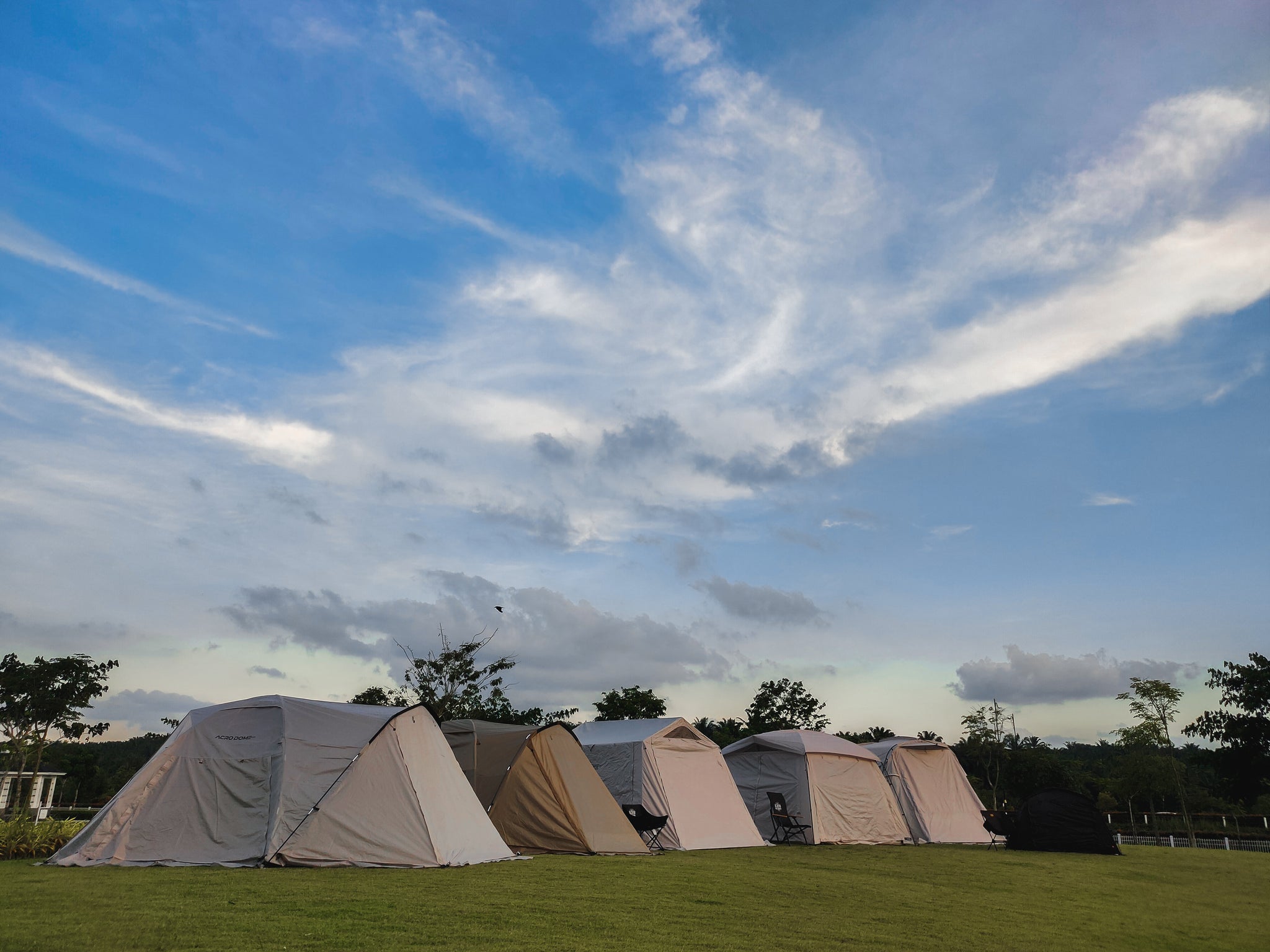 KZM Tier Dome GT Cream 3-4 person tent