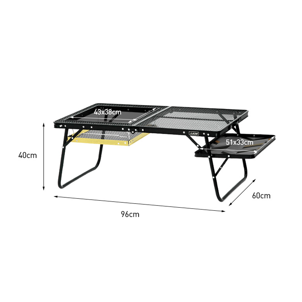 KZM Union Iron Mesh Low BBQ Table