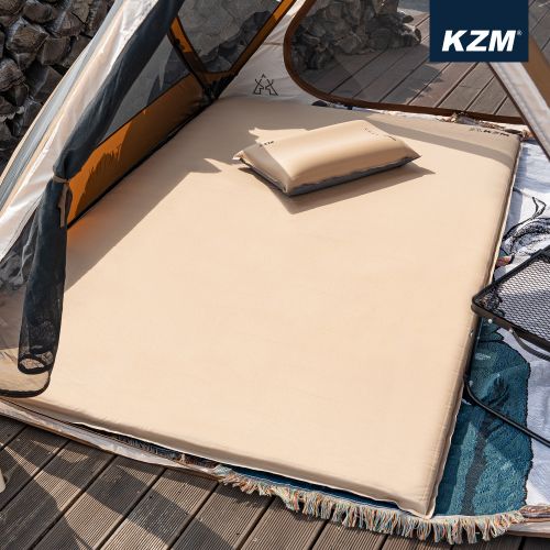Camping Bed - KZM Air Bump Double Self Fulfilling Mat 7.5T