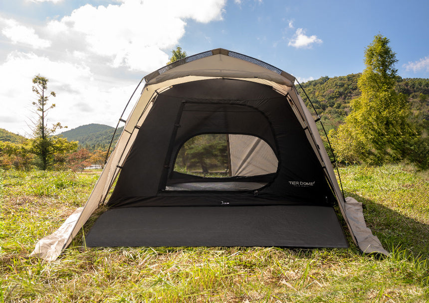 KZM Tier Dome GT Cream 3-4 person tent