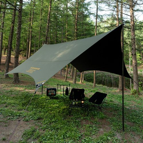 KZM Wild Field Hexa Tarp - Sand