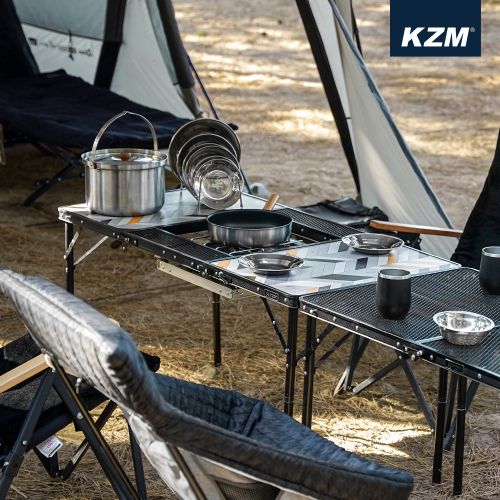 KZM Connect 3 Folding BBQ Table