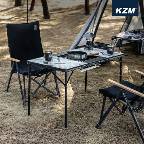 KZM Connect 3 Folding BBQ Table