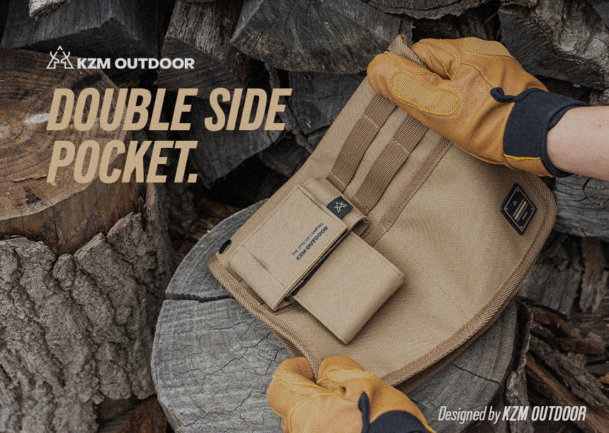 KZM Double Side Pocket - Tan