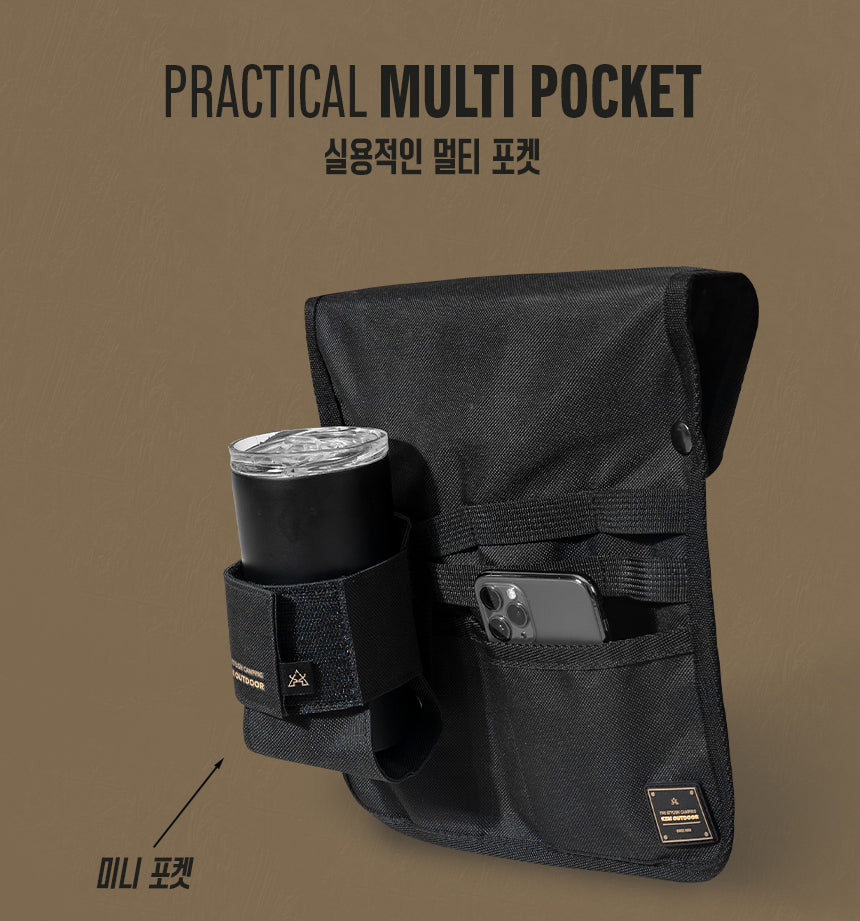 KZM Double Side Pocket - Black