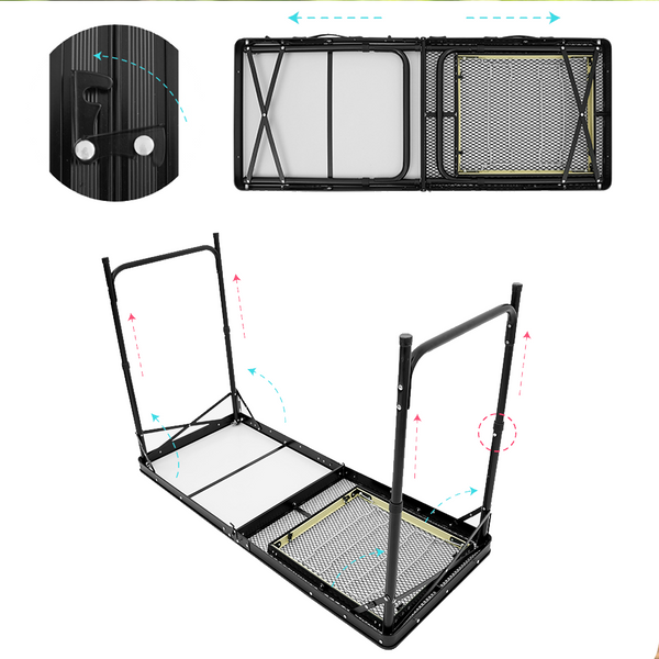 KZM Iron Mesh Cabinet Kitchen Table II