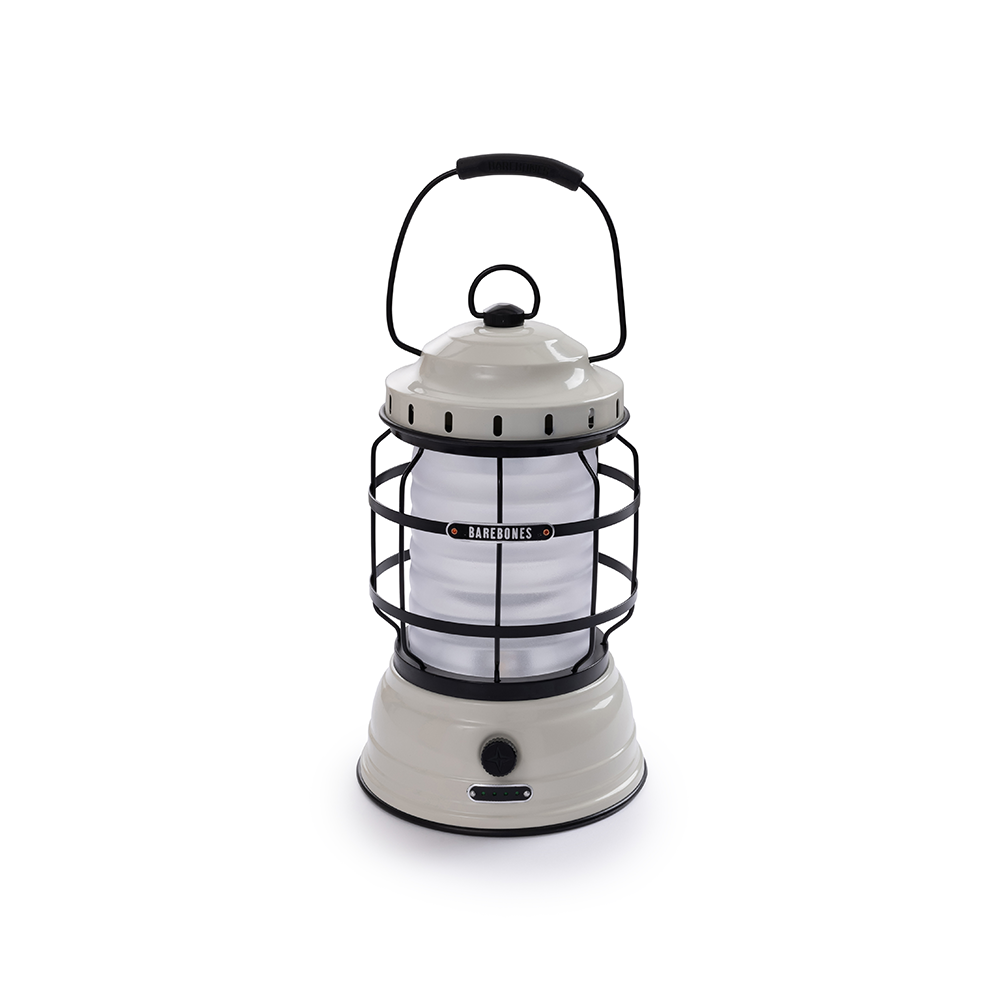 Barebones Forest Lantern Vintage White