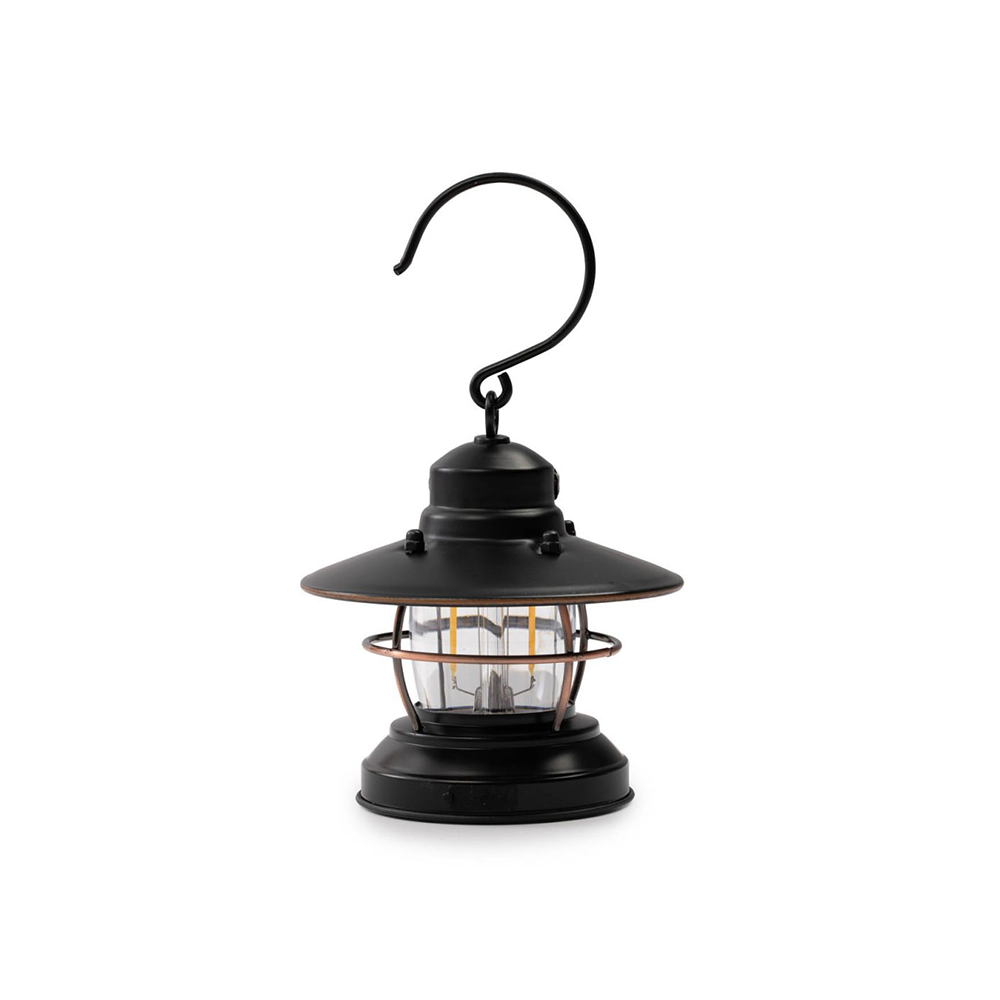 Barebones Edison Mini Lantern - Bronze (back view)