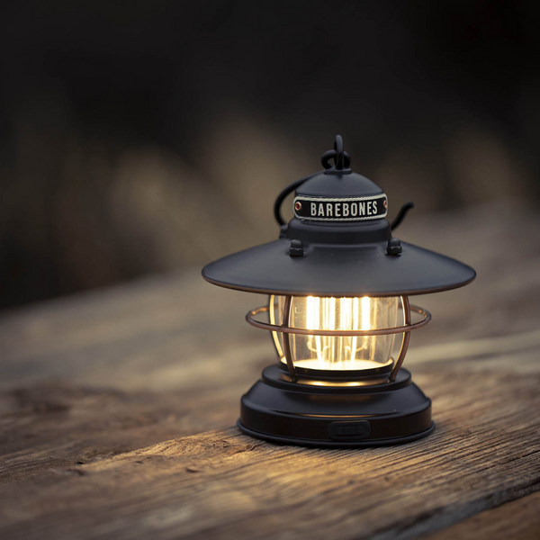 Barebones Edison Mini Lantern - Slate Gray