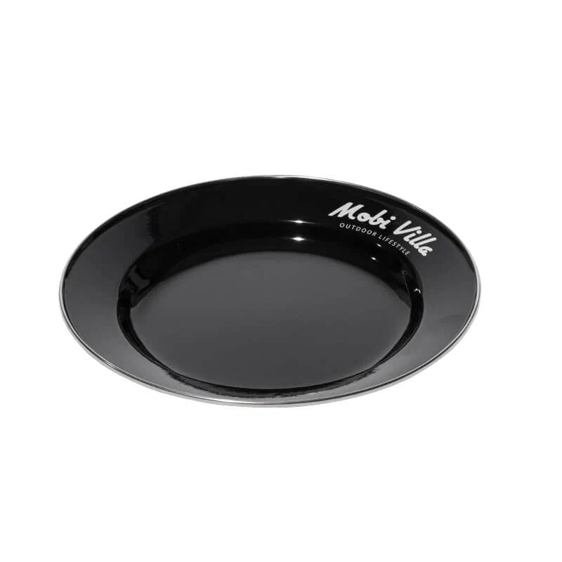 Mobi Garden Huan Yan Enamel Plate Small - Black