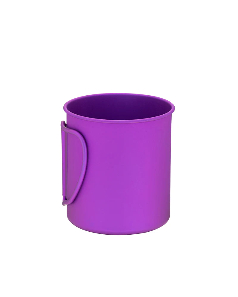 Snow Peak Ti-Single 450 Anodized Cup - Purple