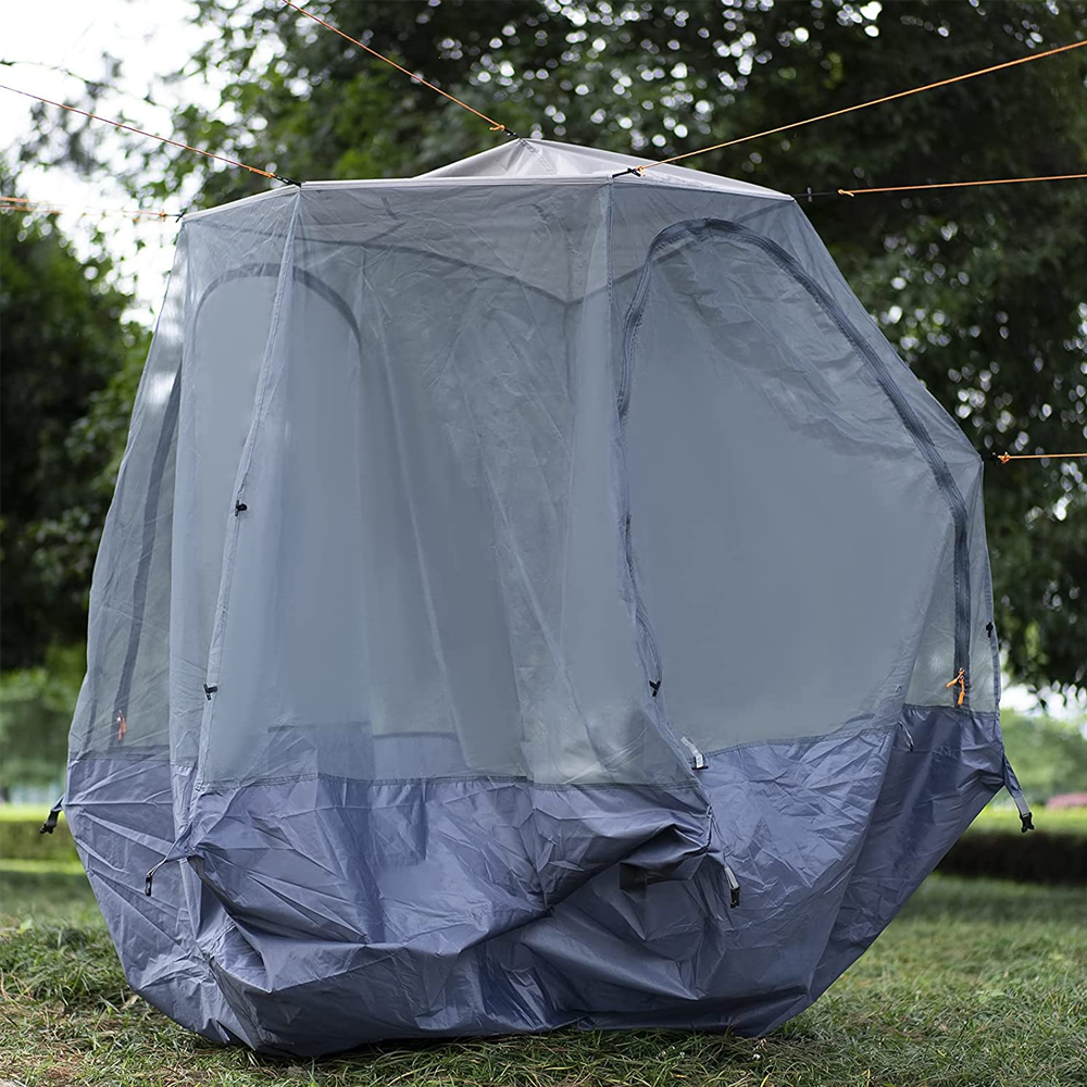 Hewolf Automatic 4 person Hexa Tent - Blue