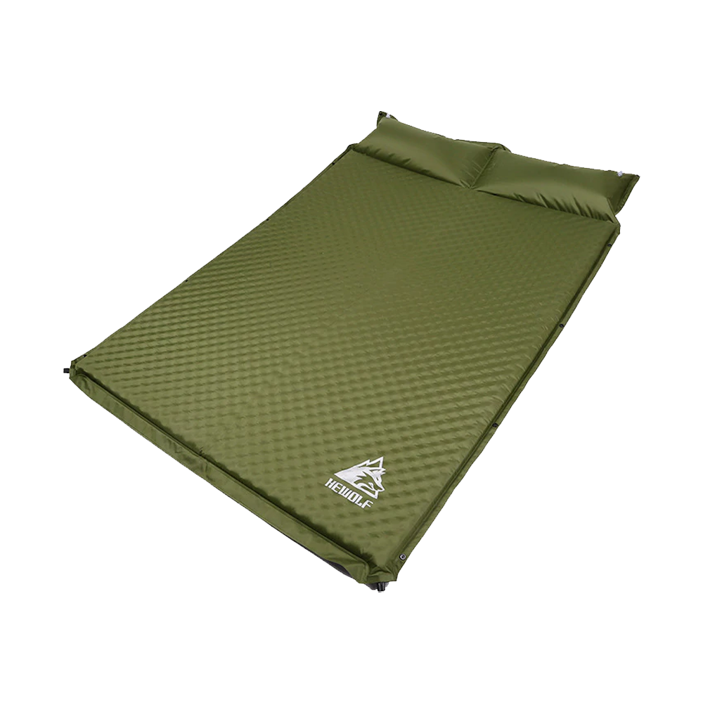 Hewolf Inflatable Mat Green - Double