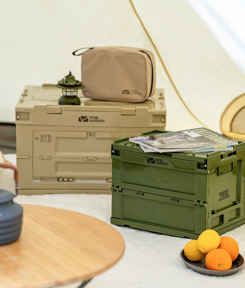 Mobi Garden Storage Box 80L - Olive Green