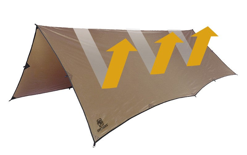 OneTigris Bulwark Rain Fly 3-4 person Camping Tarp