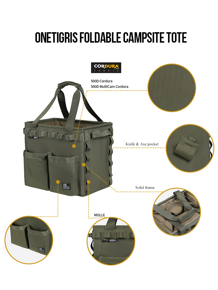 OneTigris Foldable Storage Box - Multicam