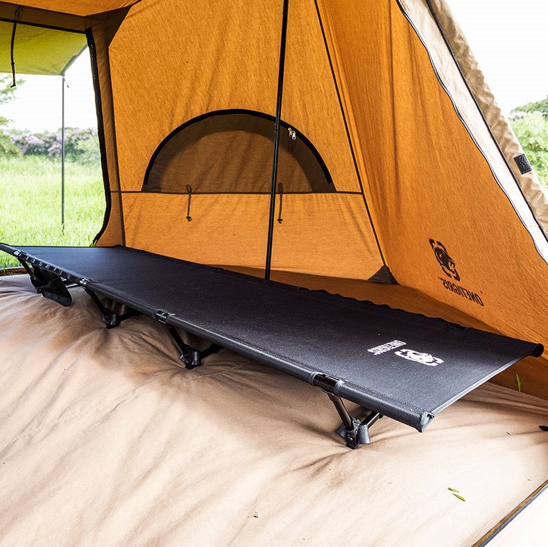 OneTigris Outdoor Foldable Camp Bed - Black