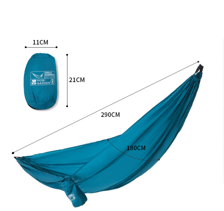 Mobi Garden Nylon Taffeta 2 person Hammock - Khaki