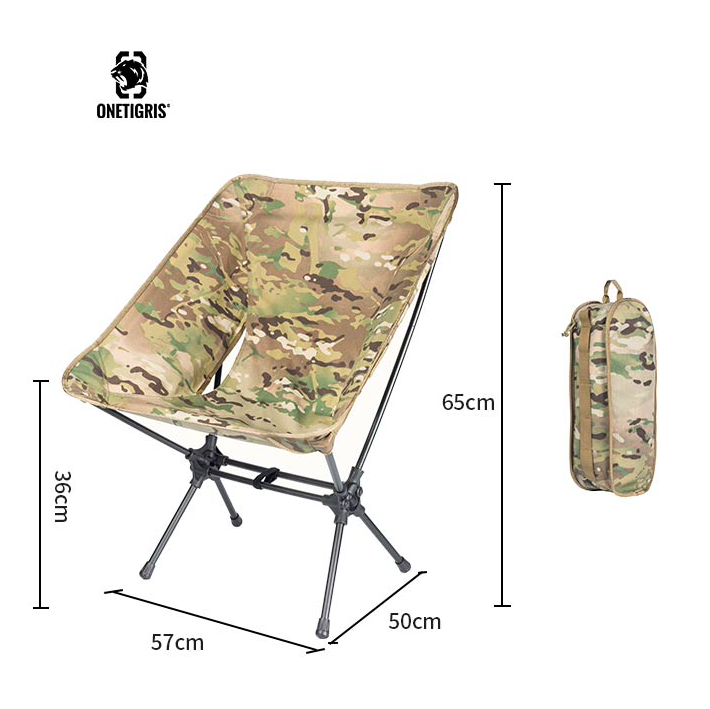 OneTigris Portable Camping Chair - Multicam