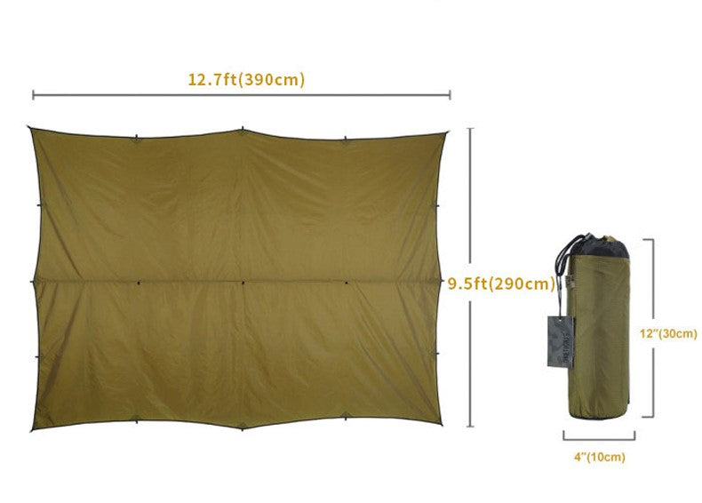 OneTigris Bulwark Rain Fly 3-4 person Camping Tarp