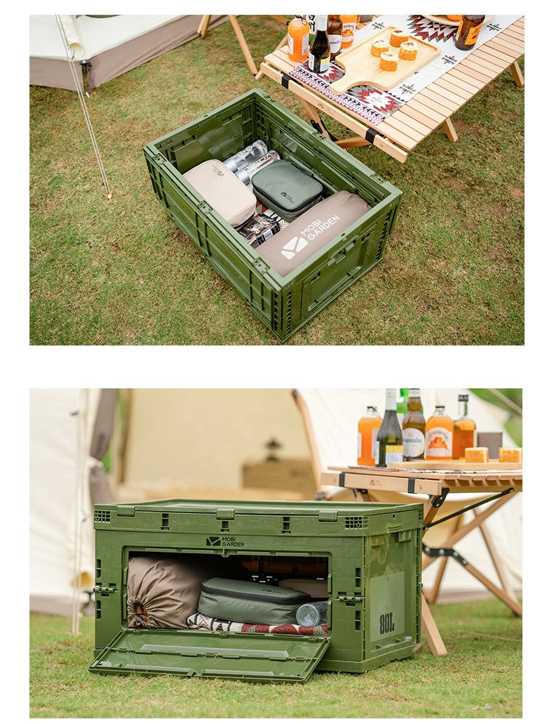 Mobi Garden Storage Box 50L - Olive Green