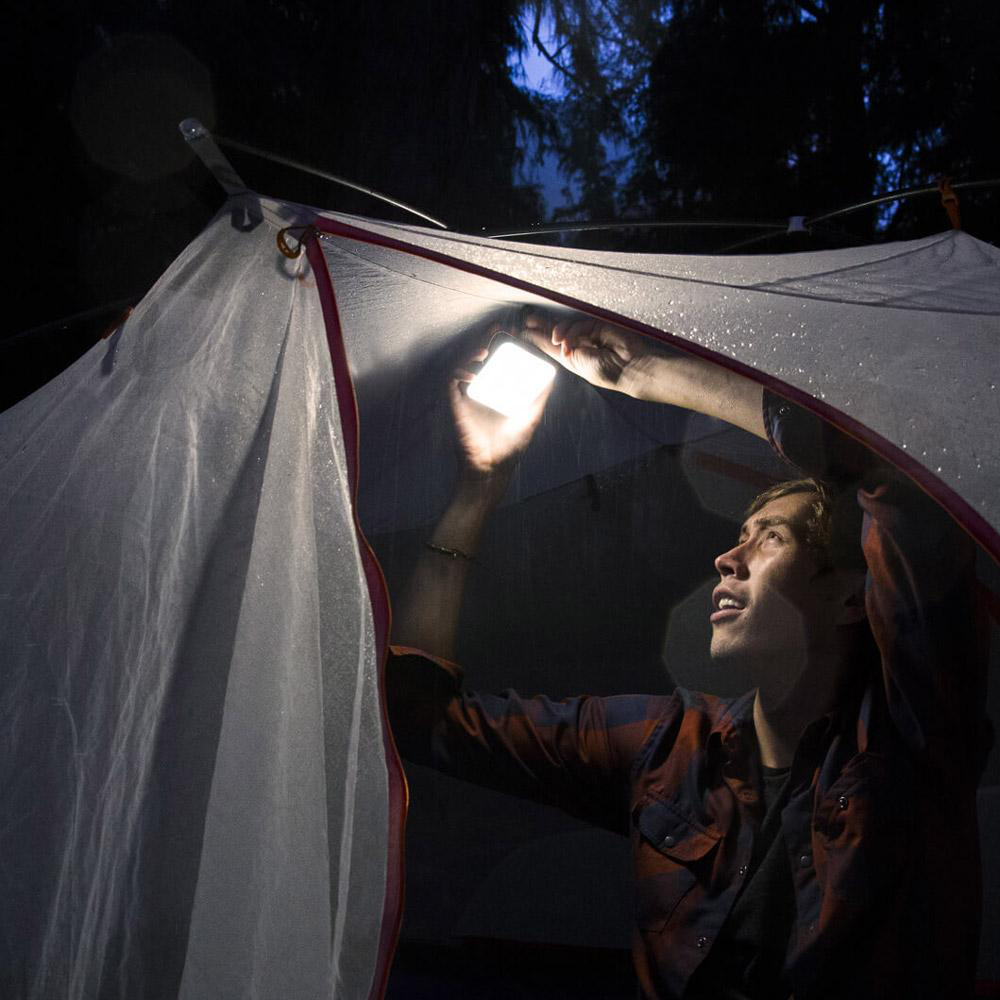 BioLite SunLight Solar Lantern - Teal in Tent