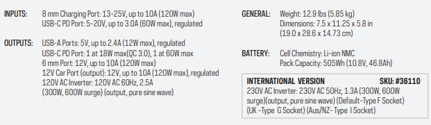 Goal Zero Yeti 500x (UK 3-pin socket)