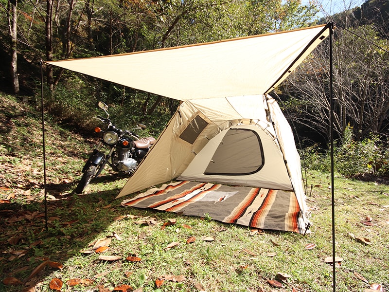 DoD Rider's Tandem 4 person Tent - Tan