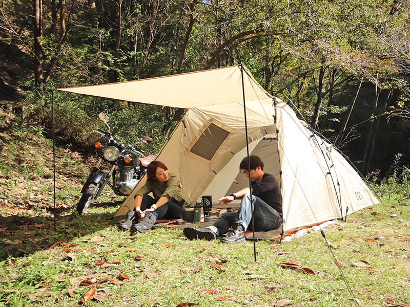 DoD Rider's Tandem 4 person Tent - Tan