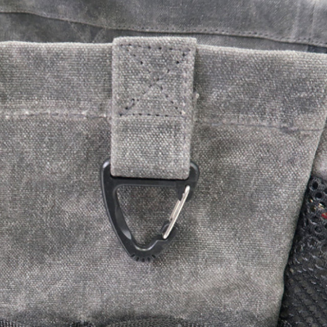 Post General Waxed Canvas Tool Bag Rect - Gray