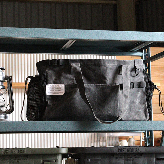 Post General Waxed Canvas Tool Bag Rect - Gray