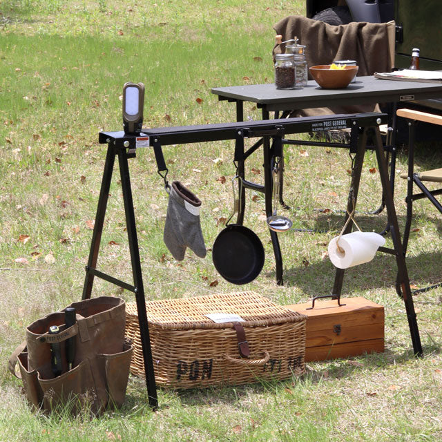 Post General Sawhorse & Hanger - Black