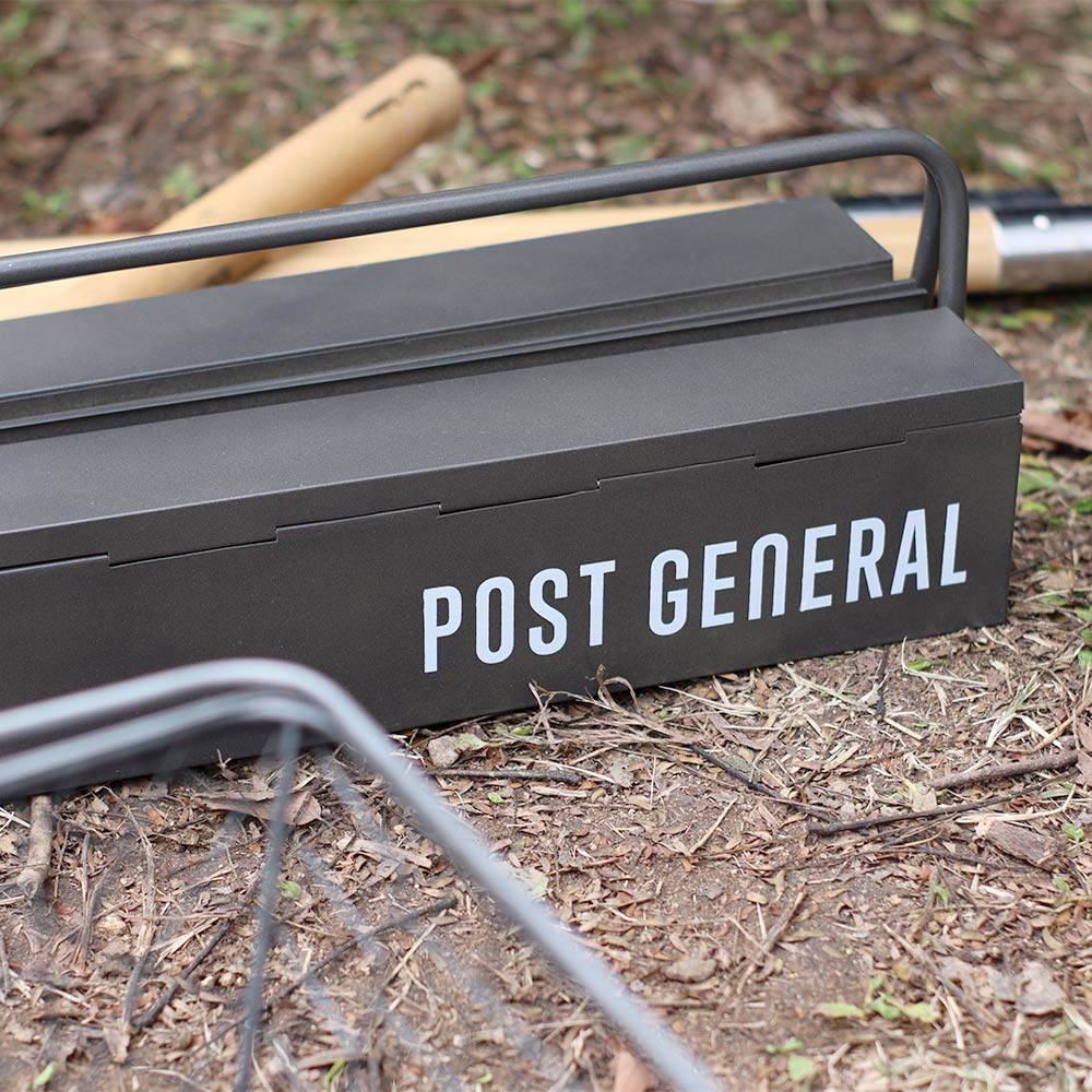Post General Stackable Tool Box - Black