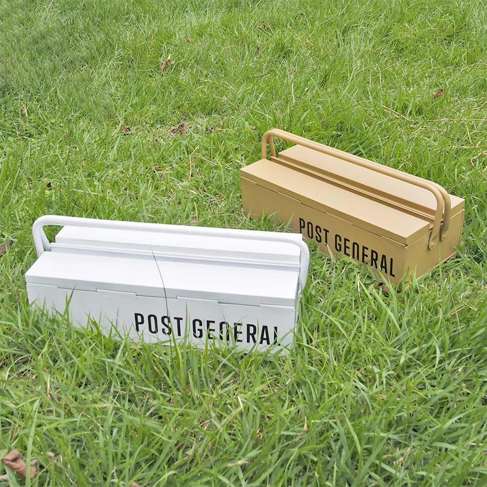 Post General Stackable Tool Box - Sand Beige