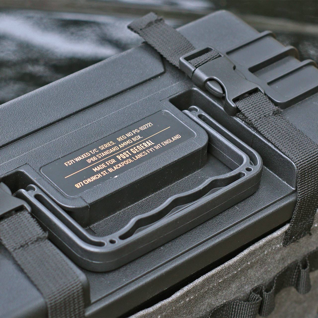 Post General Waxed Canvas Ammo Tool Box - Gray