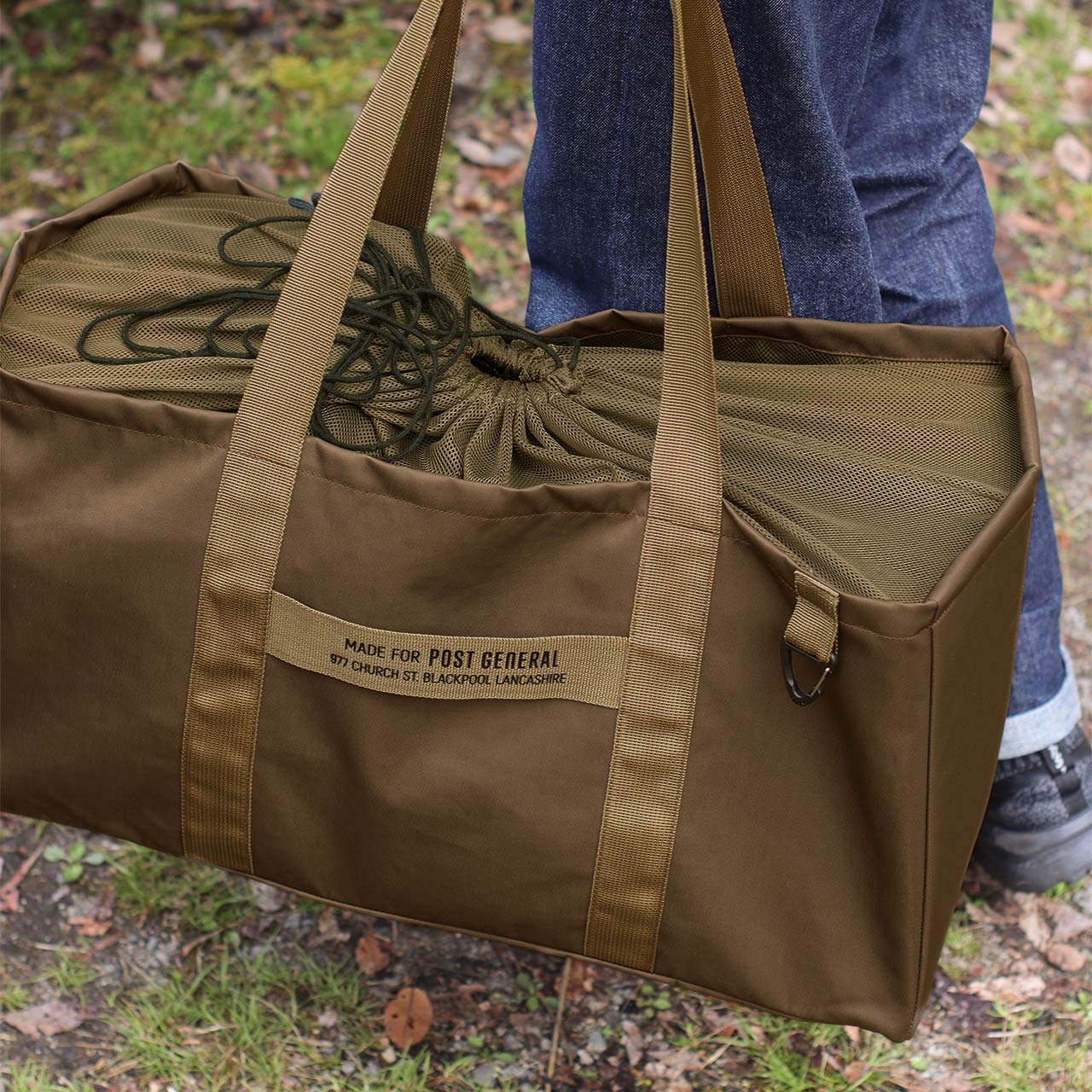 Post General Utility Tote Bag - Olive Brown