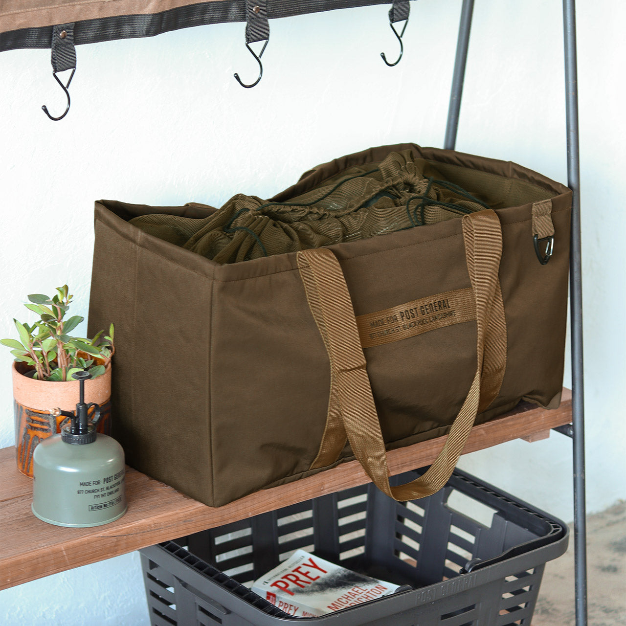 Post General Utility Tote Bag - Olive Brown