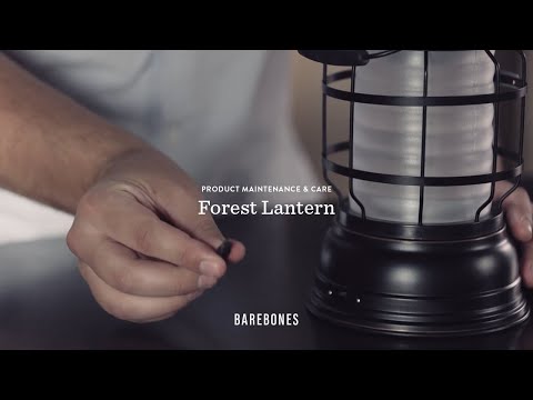 Barebones Forest Lantern - Product Maintenance & Care Video